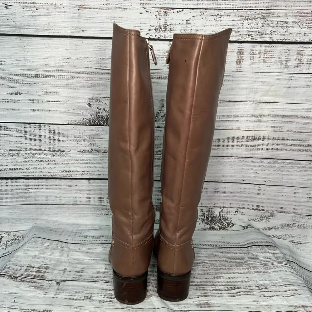 Tory‎ Burch Size 8 Riding Boot Leather Fulton 55mm Boot 31148386